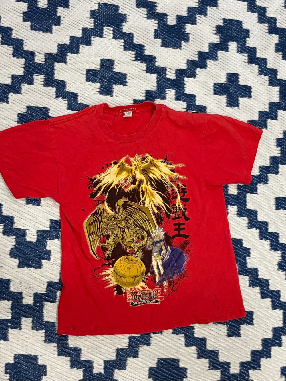 Vintage Yu Gi Oh Anime Cartoon T shirt Kids Size Small